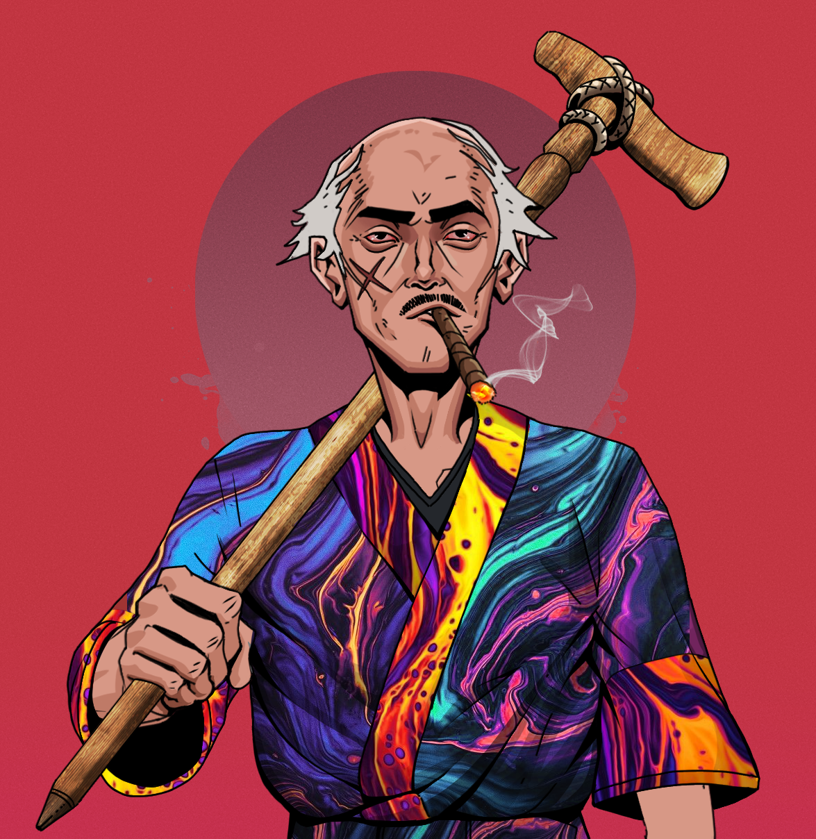Raikou The Stoner — Degen Dojo fighter