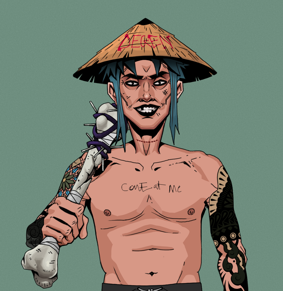 Junichiro Reborn — Degen Dojo fighter