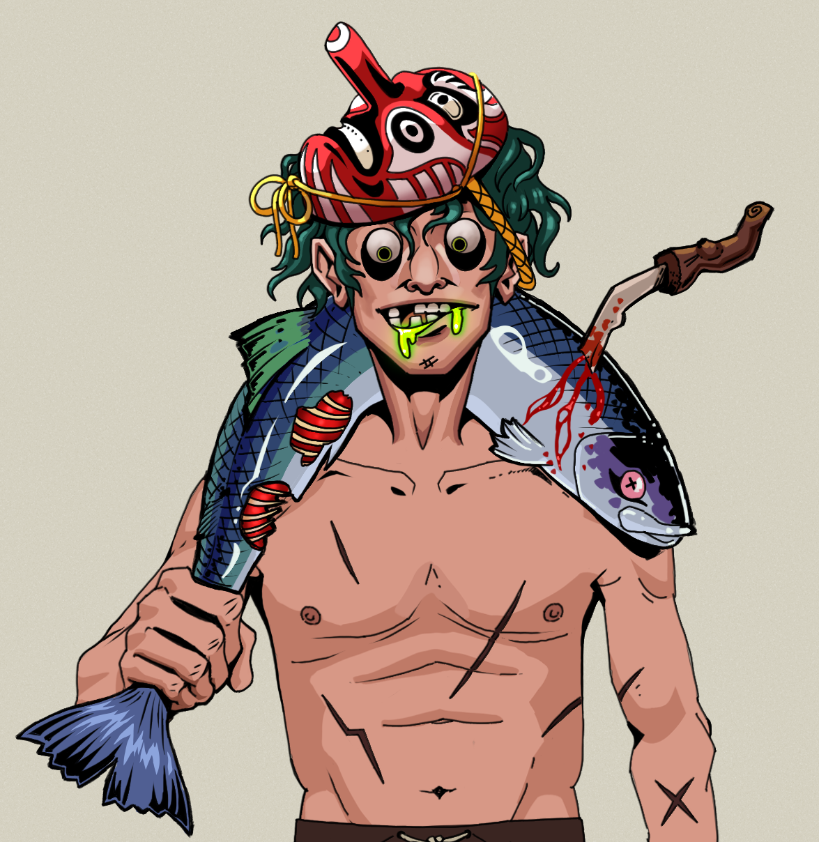 Toxic Azuma — Degen Dojo fighter