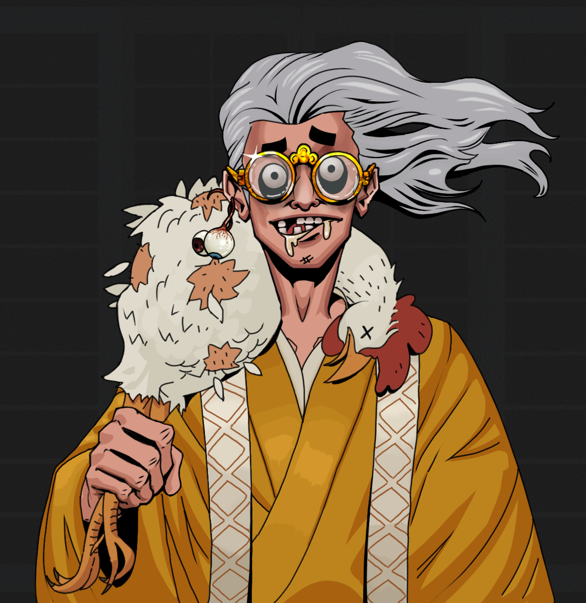 Drooling Azuma — Degen Dojo fighter