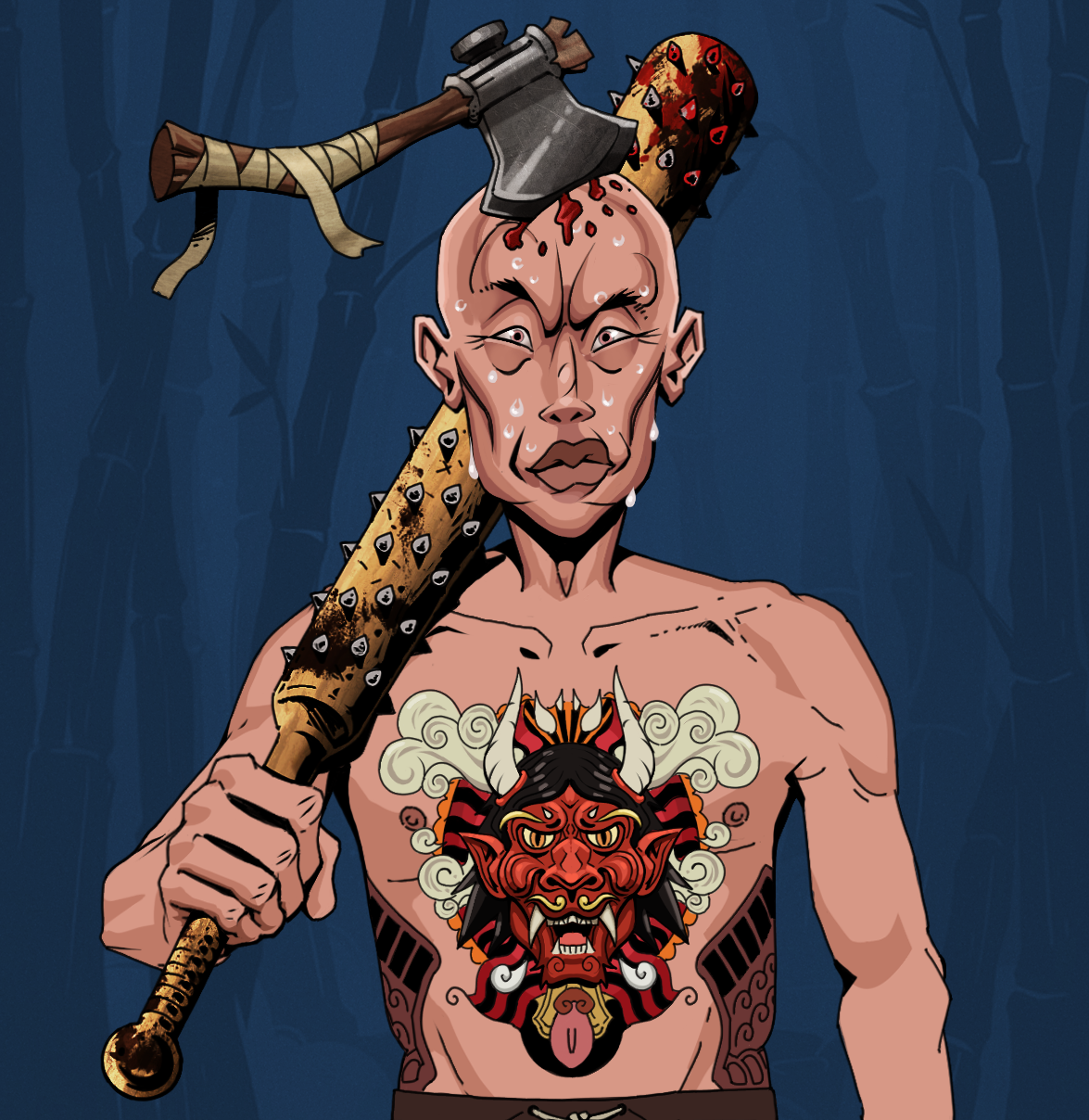 Stresshead Rin — Degen Dojo fighter