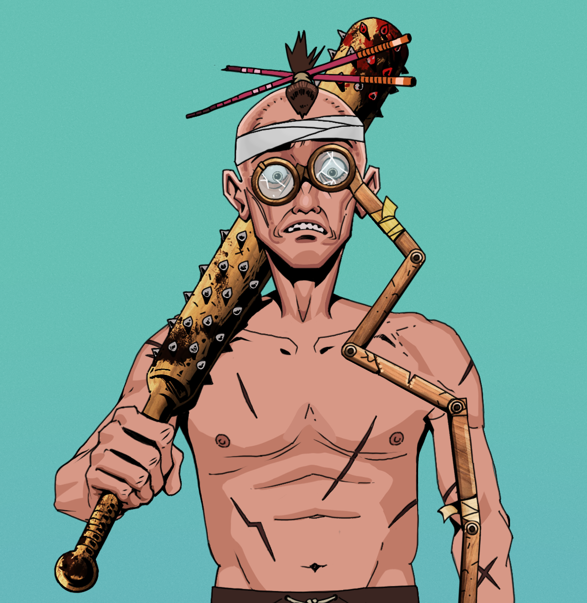 Shitless Botan — Degen Dojo fighter