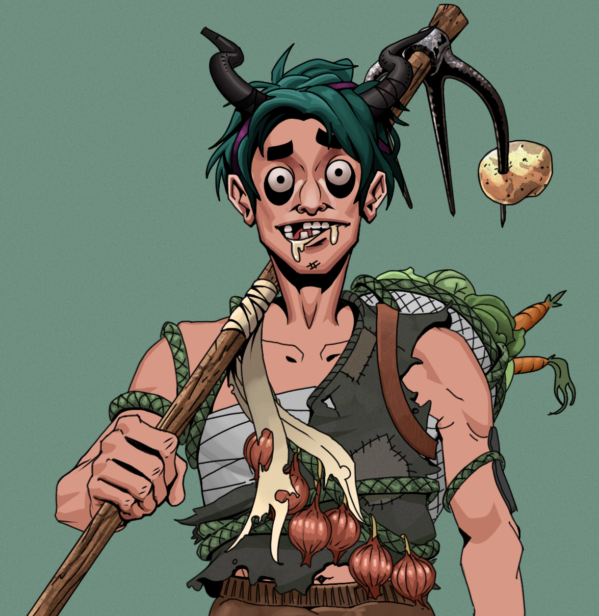Drooling Azuma — Degen Dojo fighter