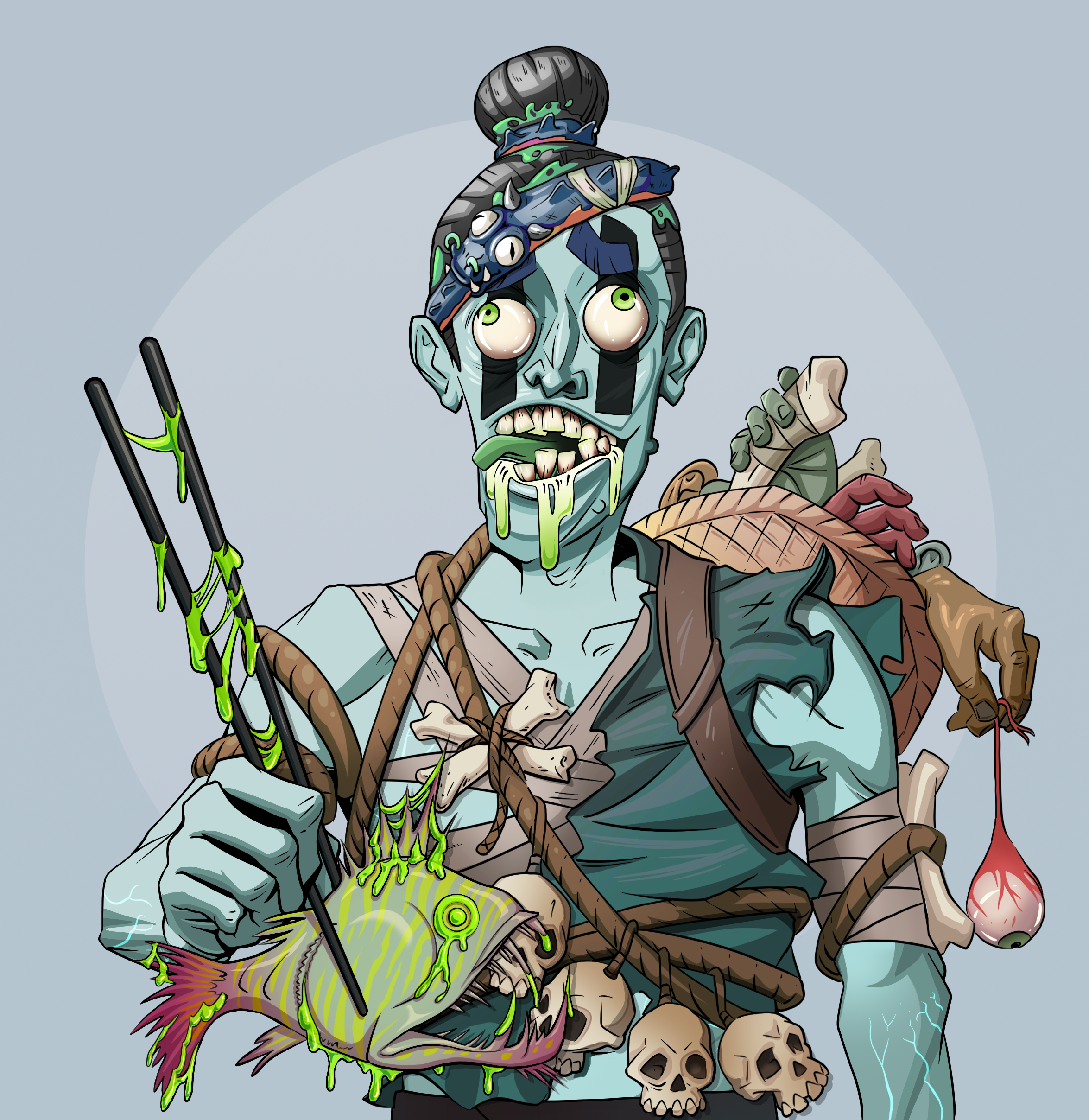 Toxic Azuma — Degen Dojo fighter