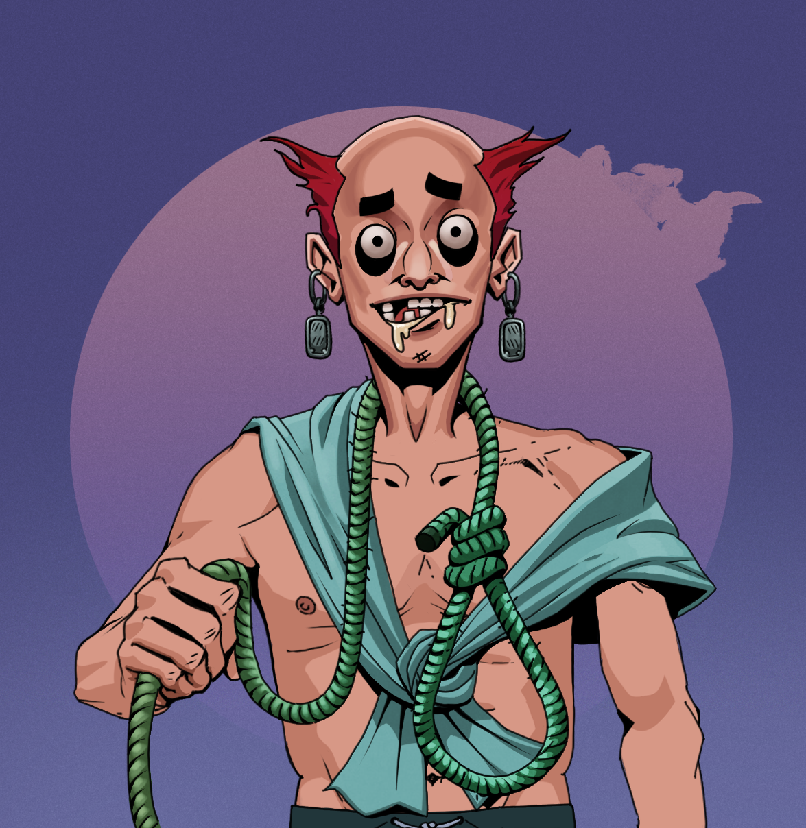 Drooling Azuma — Degen Dojo fighter