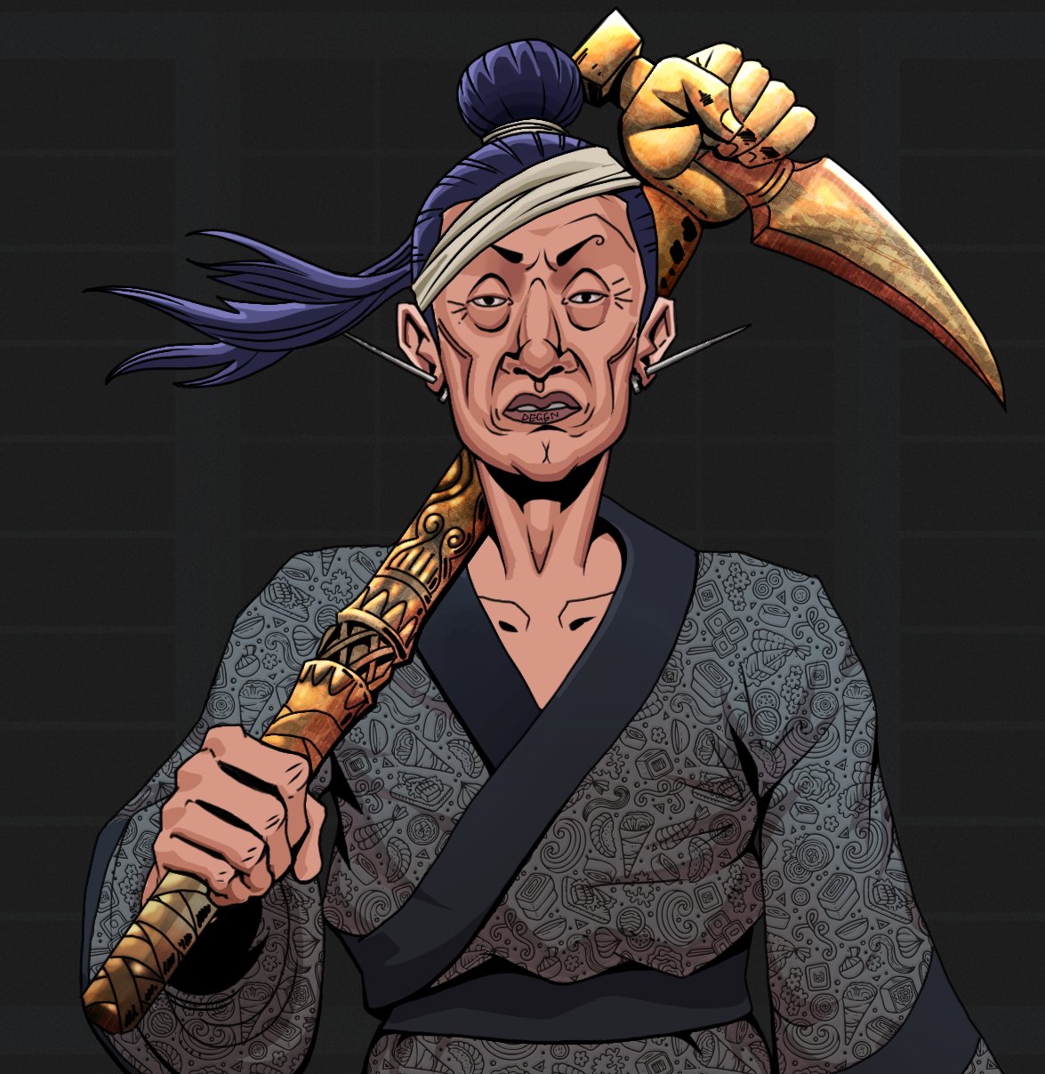 Goro — Degen Dojo fighter