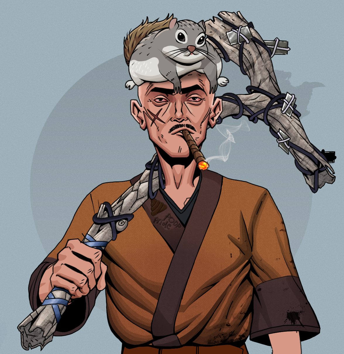 Raikou The Stoner — Degen Dojo fighter