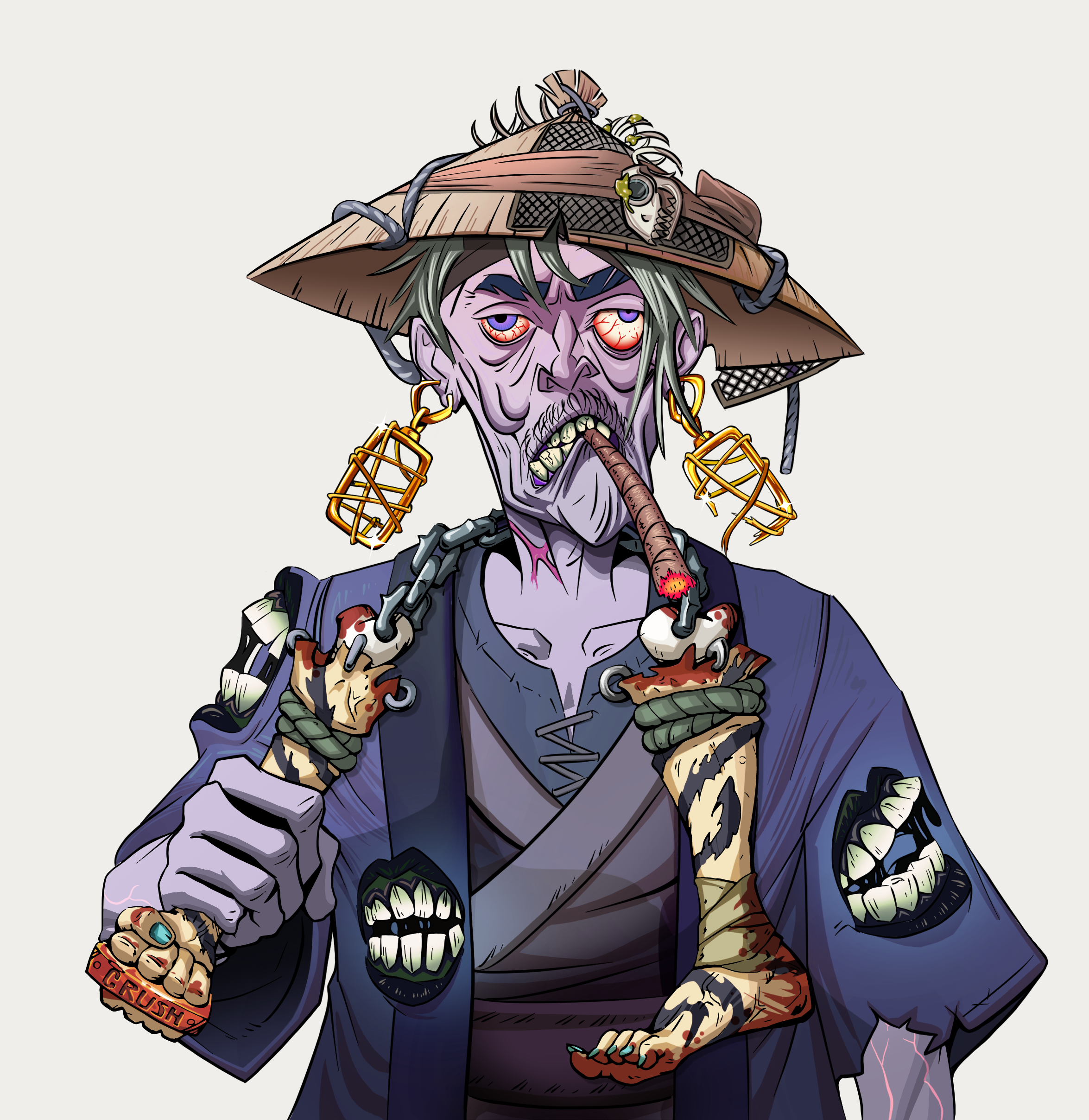 Raikou The Stoner — Degen Dojo fighter