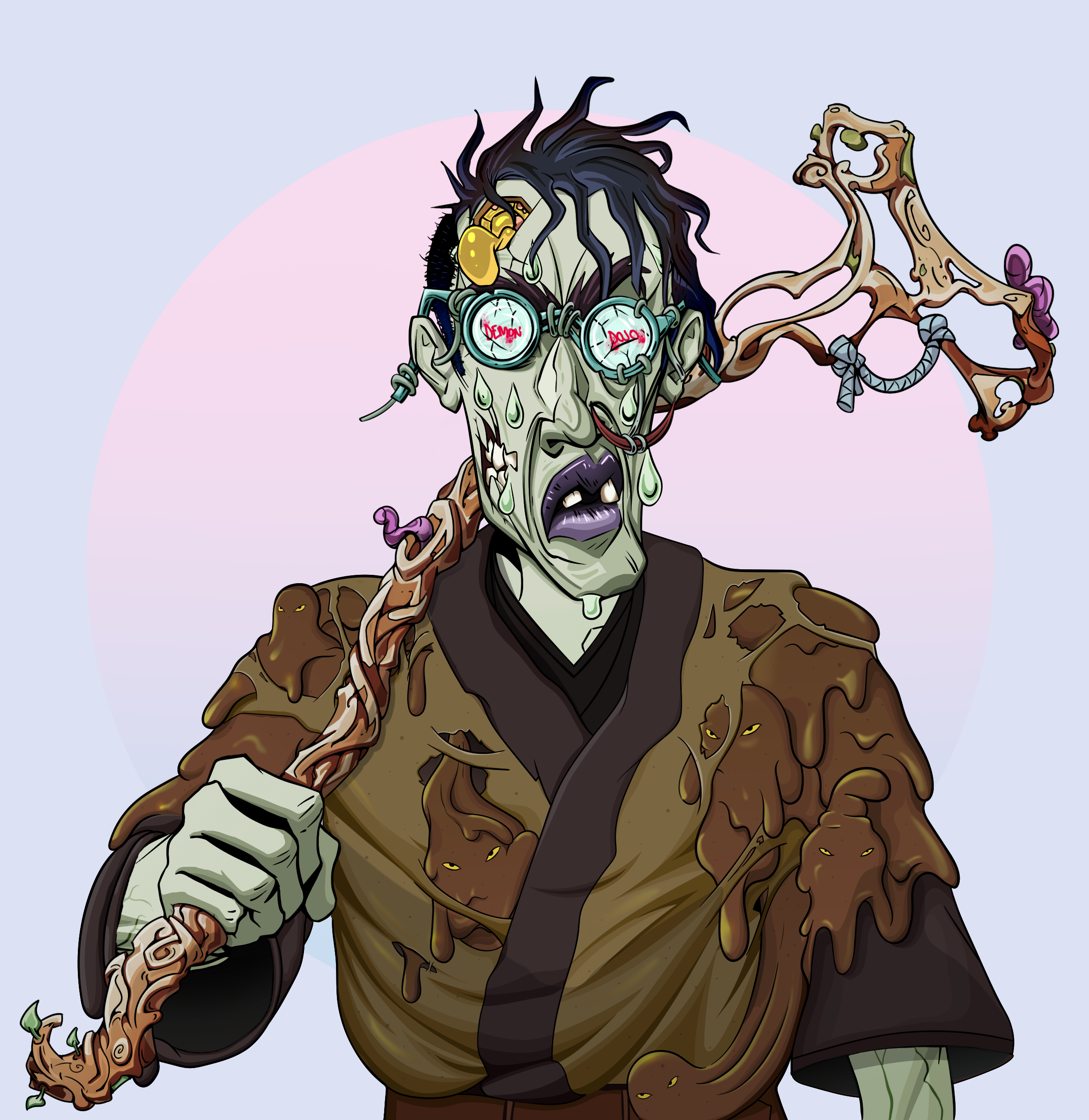 Stresshead Rin — Degen Dojo fighter