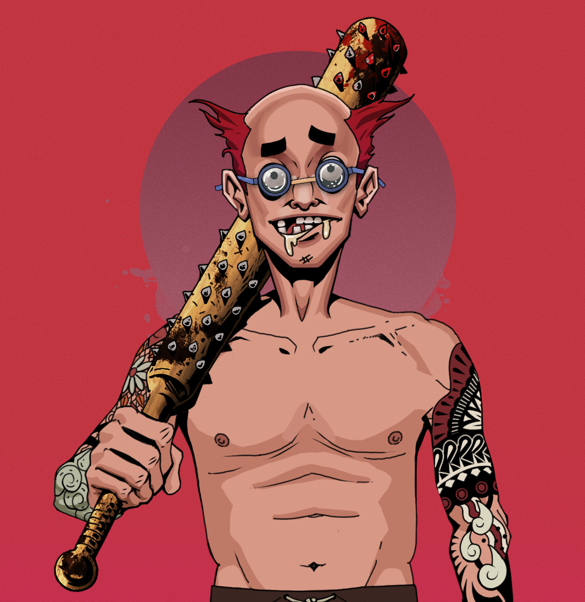 Drooling Azuma — Degen Dojo fighter