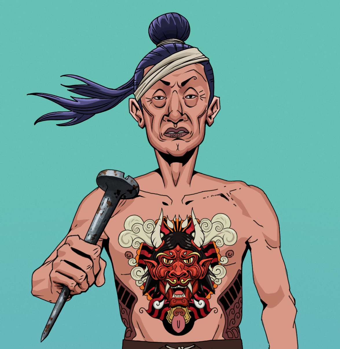 Goro — Degen Dojo fighter