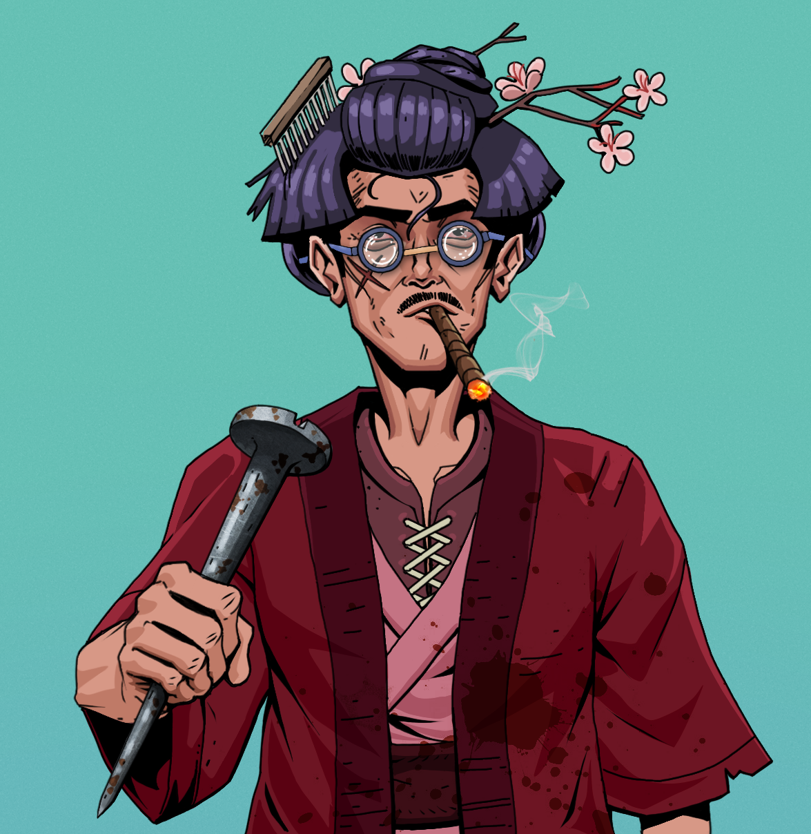 Raikou The Stoner — Degen Dojo fighter