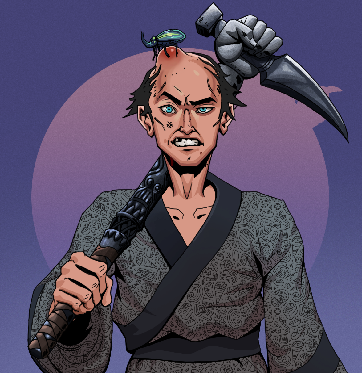 Akuma — Degen Dojo fighter