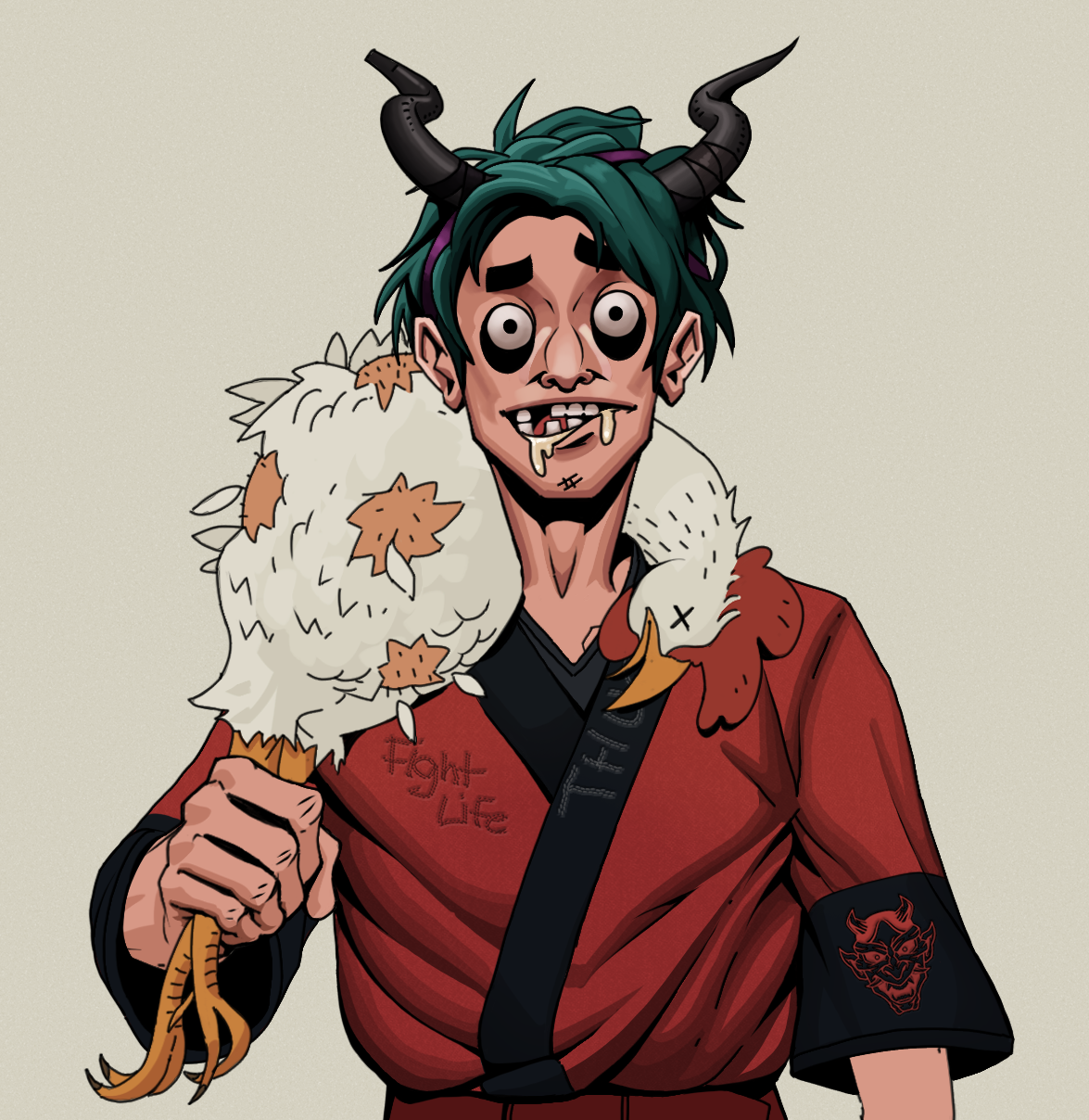 Drooling Azuma — Degen Dojo fighter
