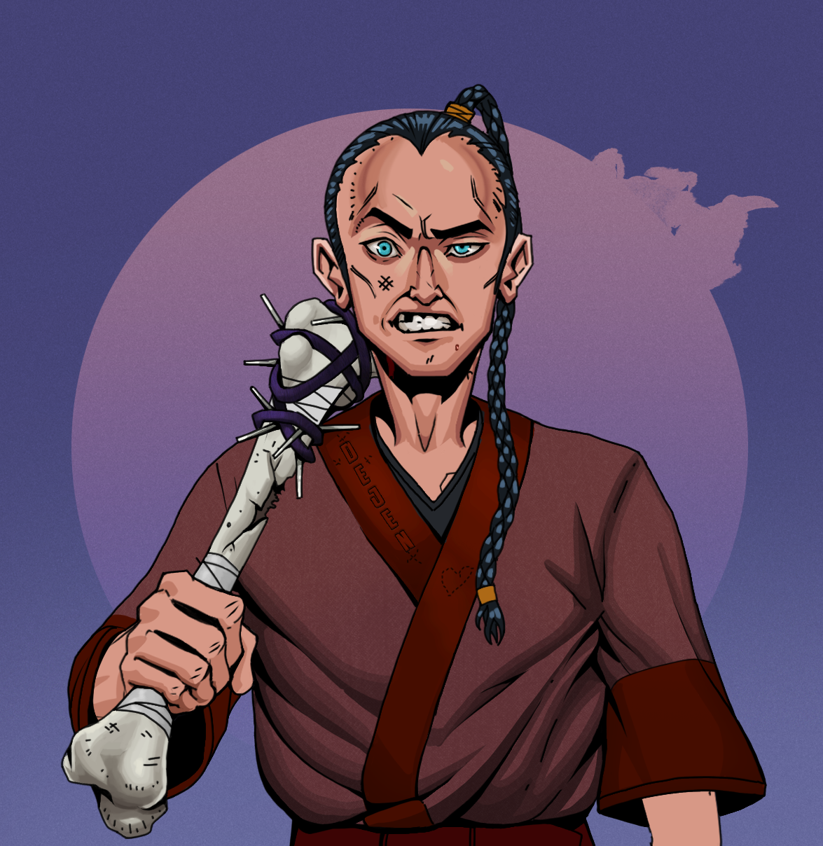 Akuma — Degen Dojo fighter
