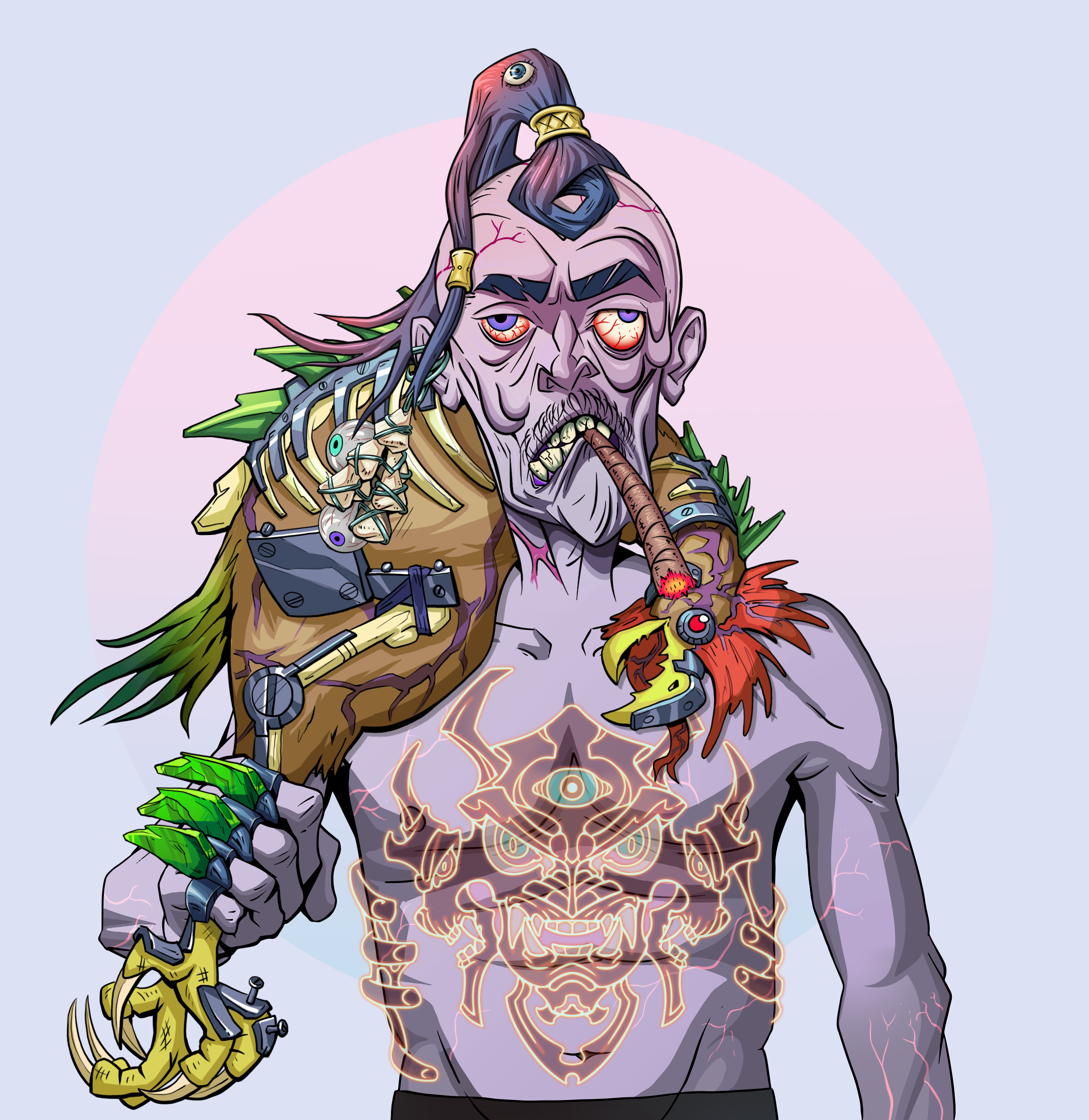 Raikou The Stoner — Degen Dojo fighter