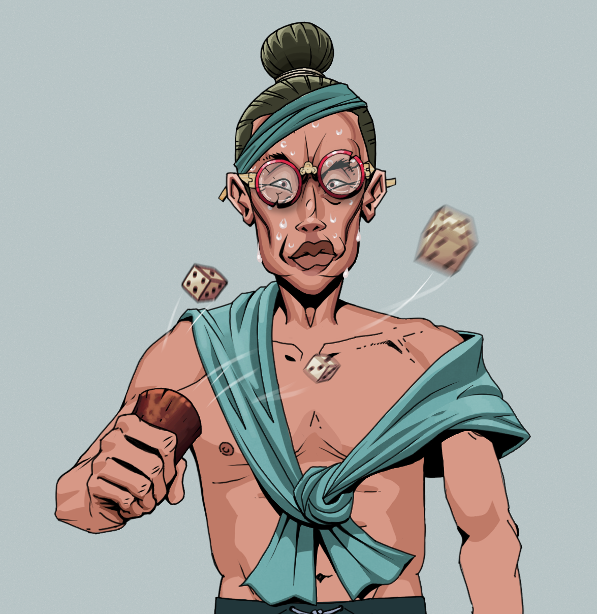 Stresshead Rin — Degen Dojo fighter