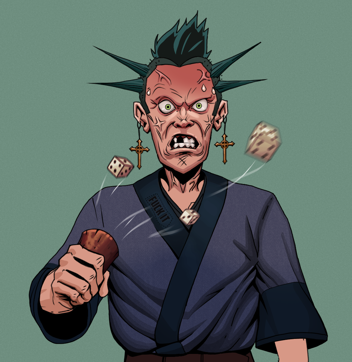 Angry Ikari — Degen Dojo fighter