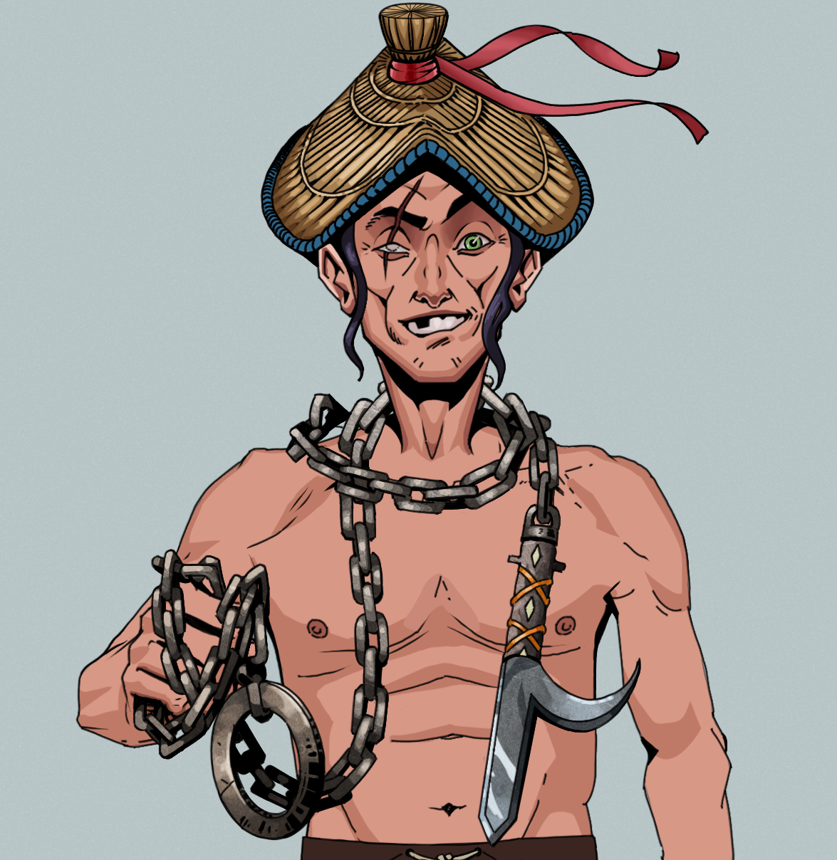 One-Eyed Itsuki — Degen Dojo fighter
