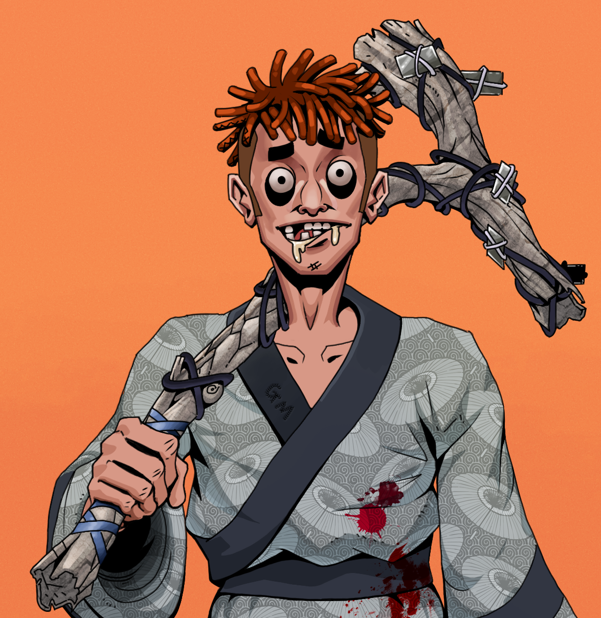 Drooling Azuma — Degen Dojo fighter