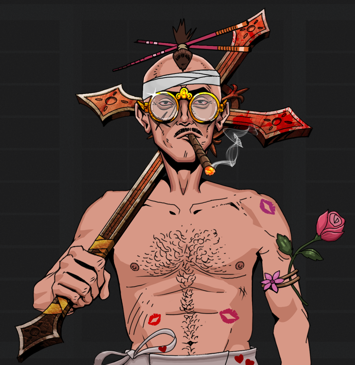 Raikou The Stoner — Degen Dojo fighter