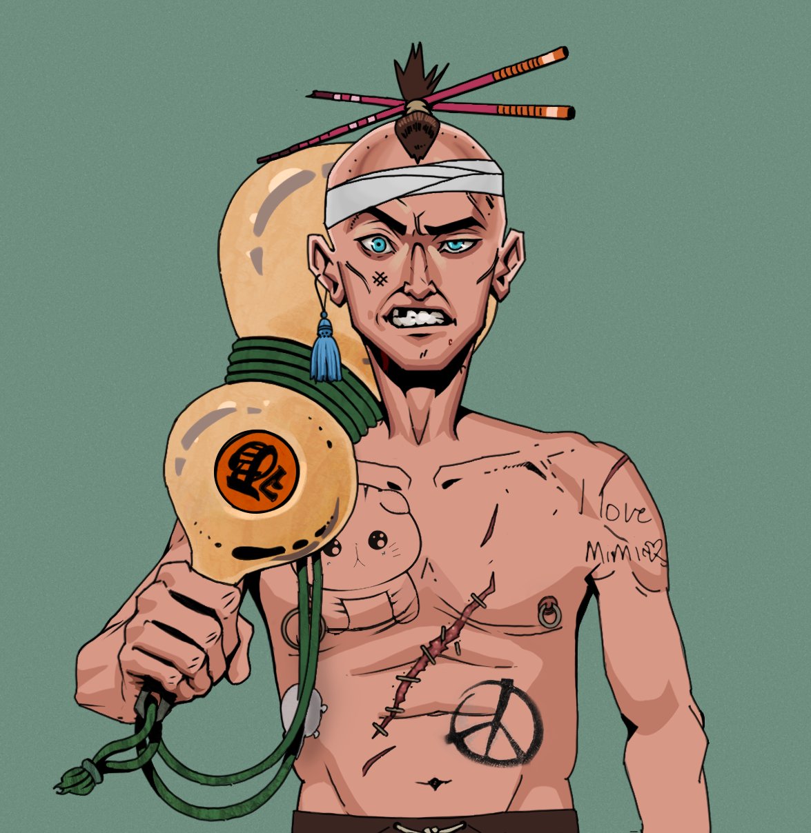 Akuma — Degen Dojo fighter