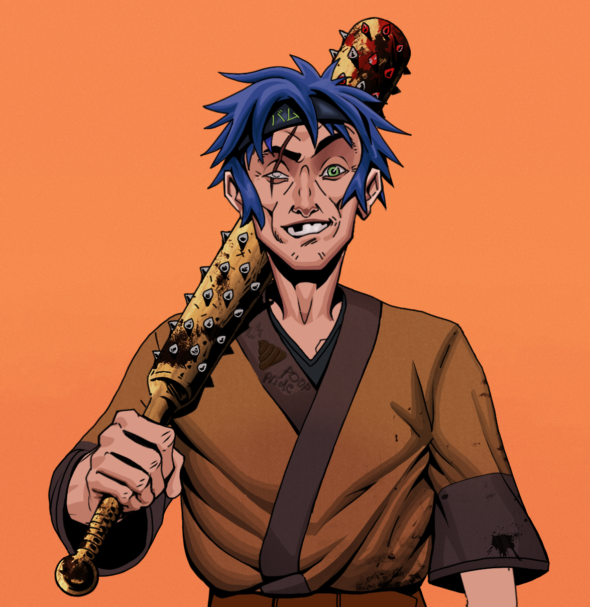 One-Eyed Itsuki — Degen Dojo fighter