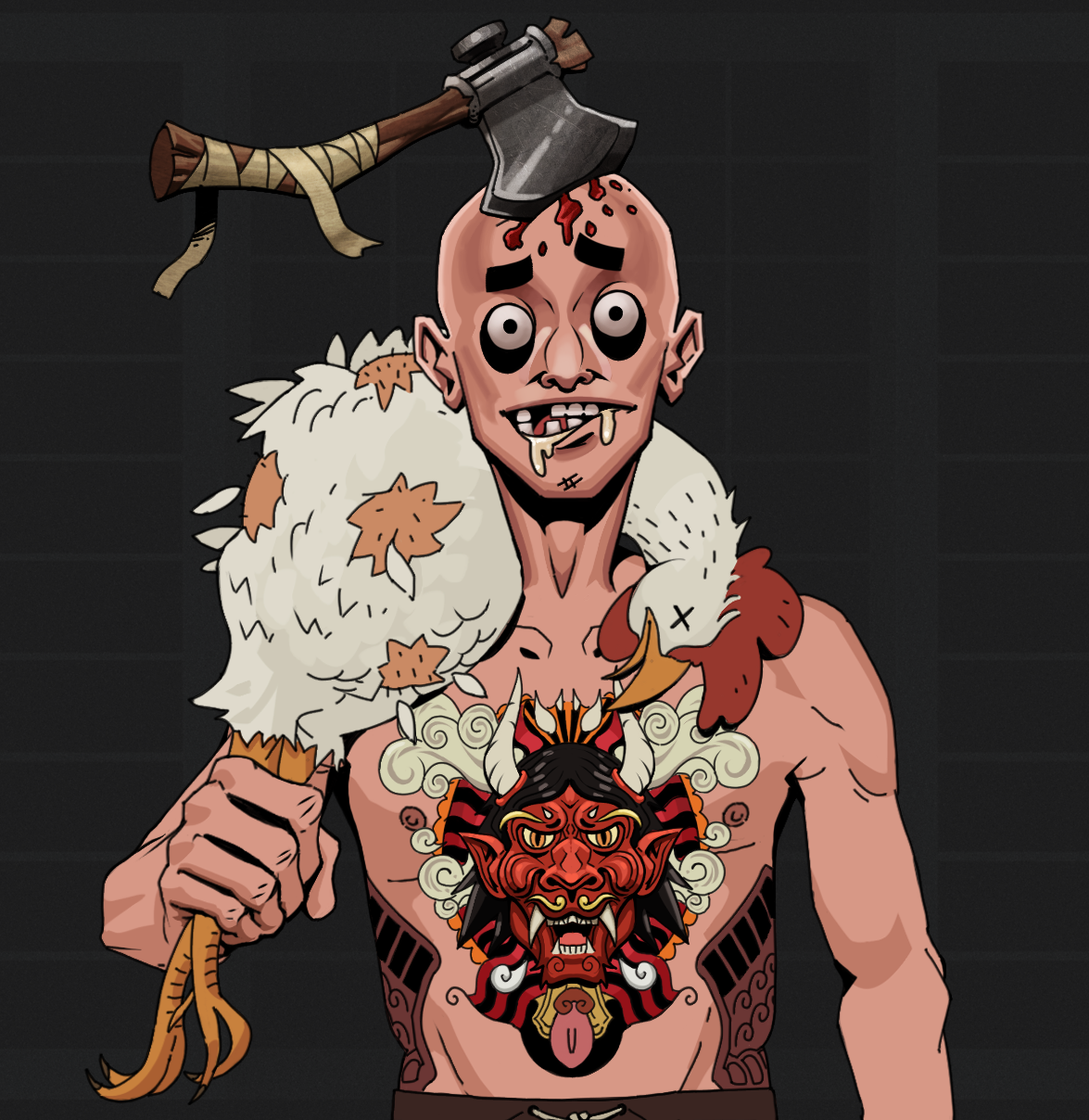 Drooling Azuma — Degen Dojo fighter