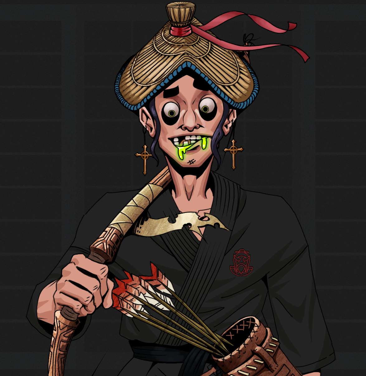 Toxic Azuma — Degen Dojo fighter