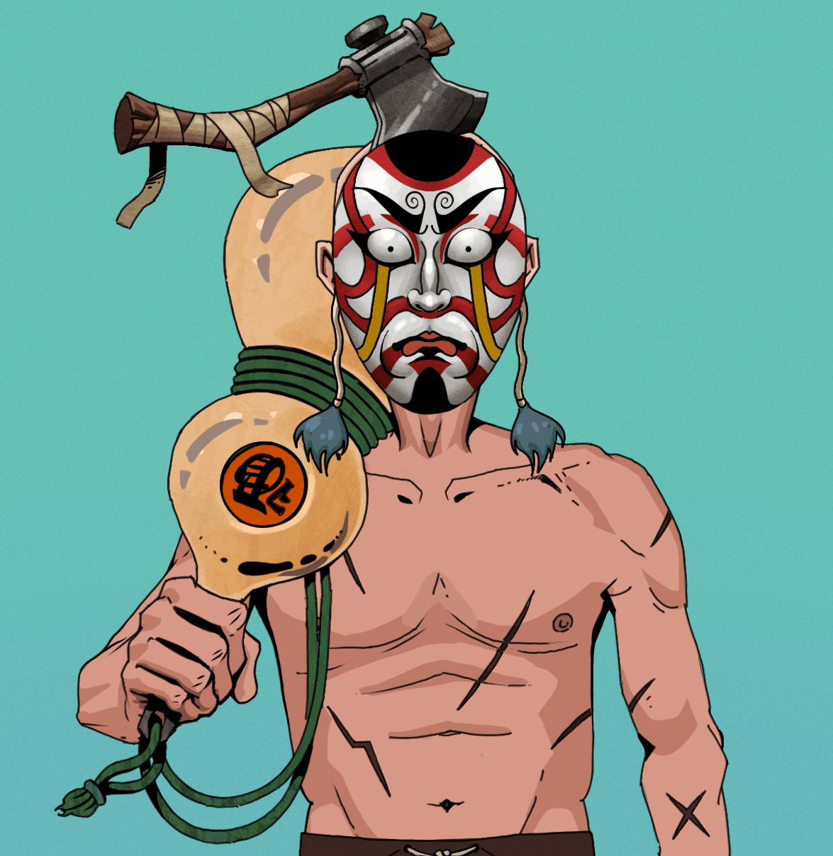 Akuma — Degen Dojo fighter
