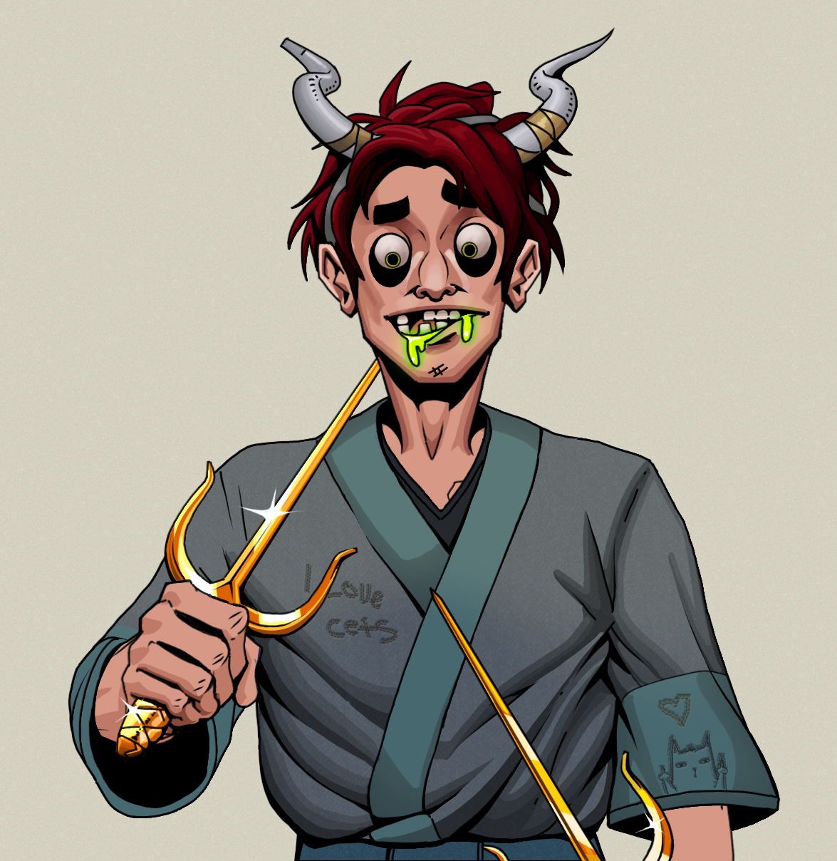 Toxic Azuma — Degen Dojo fighter