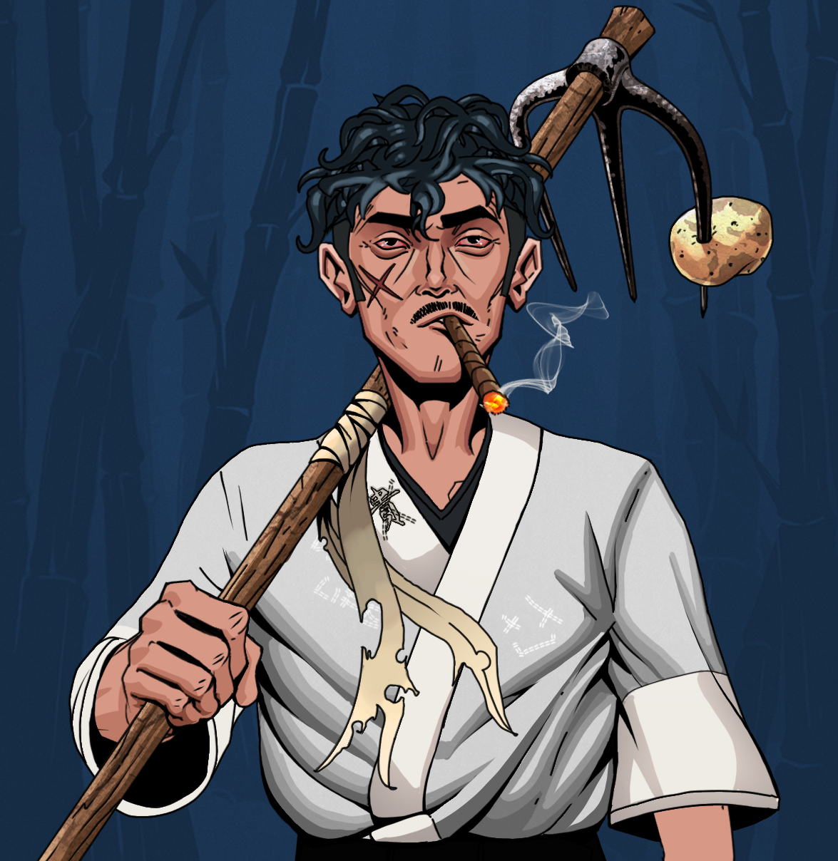 Raikou The Stoner — Degen Dojo fighter
