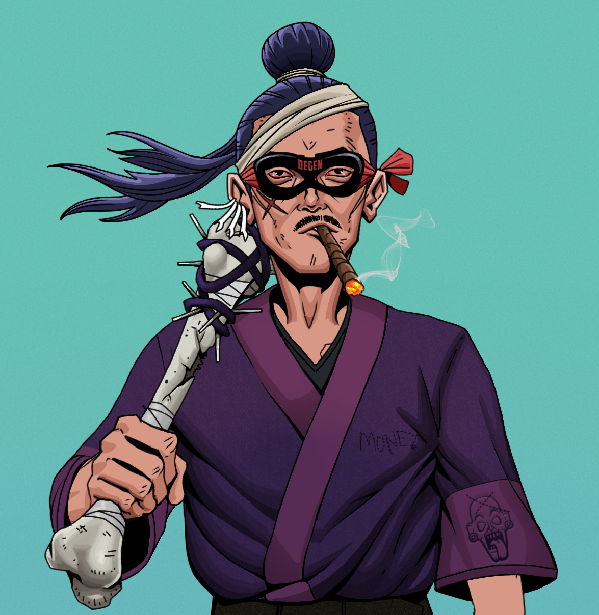 Raikou The Stoner — Degen Dojo fighter