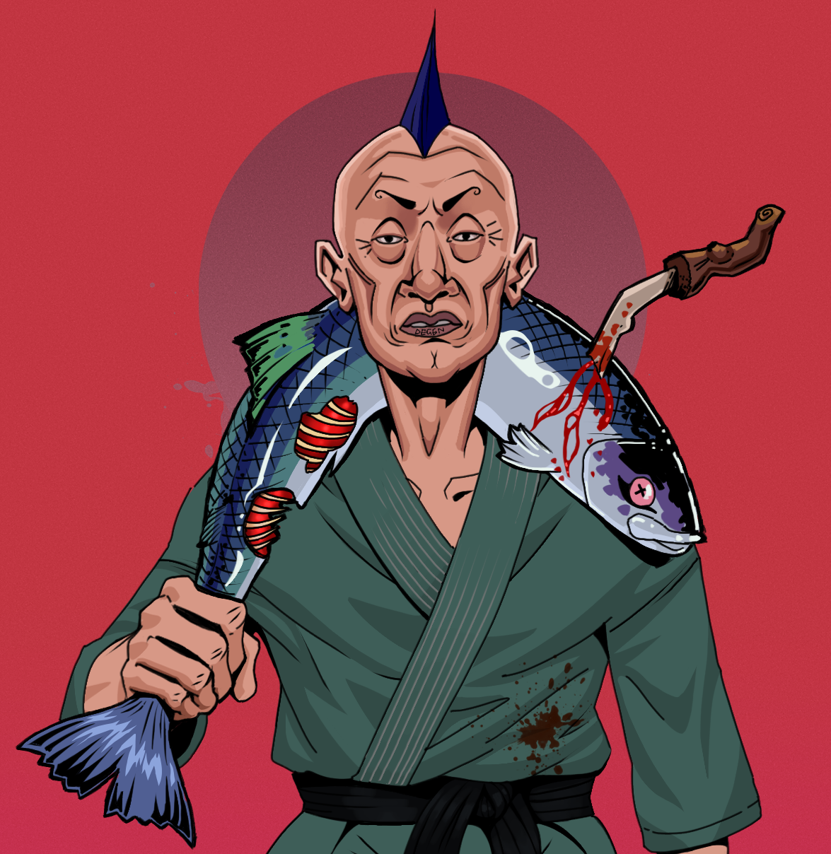 Goro — Degen Dojo fighter