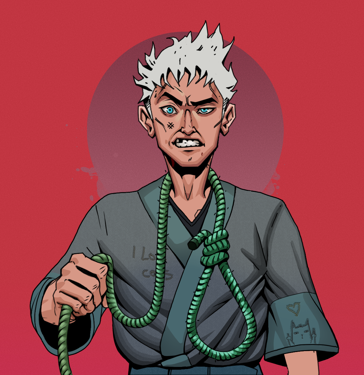 Akuma — Degen Dojo fighter