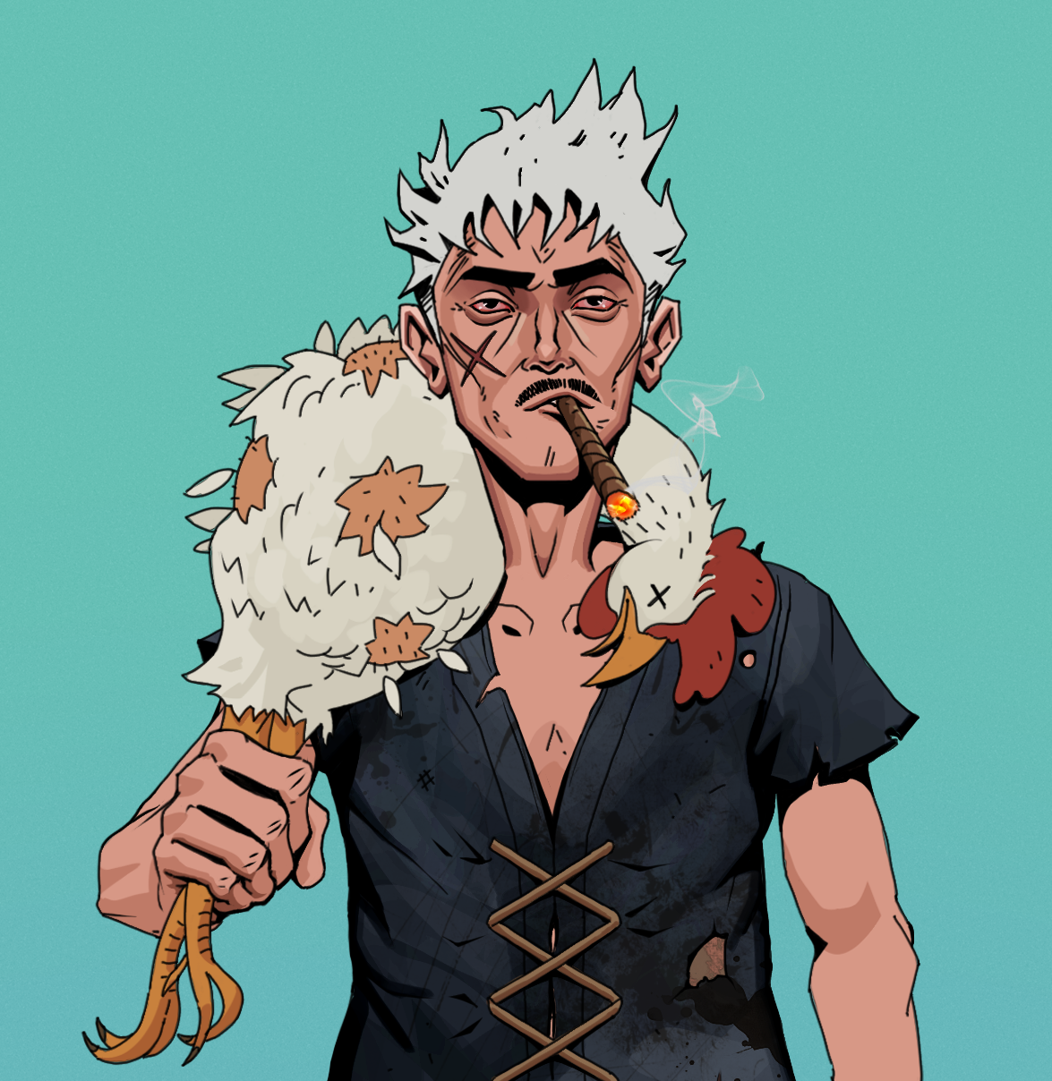 Raikou The Stoner — Degen Dojo fighter