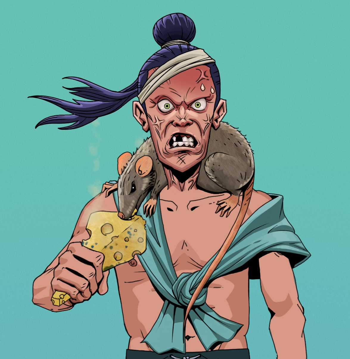 Angry Ikari — Degen Dojo fighter
