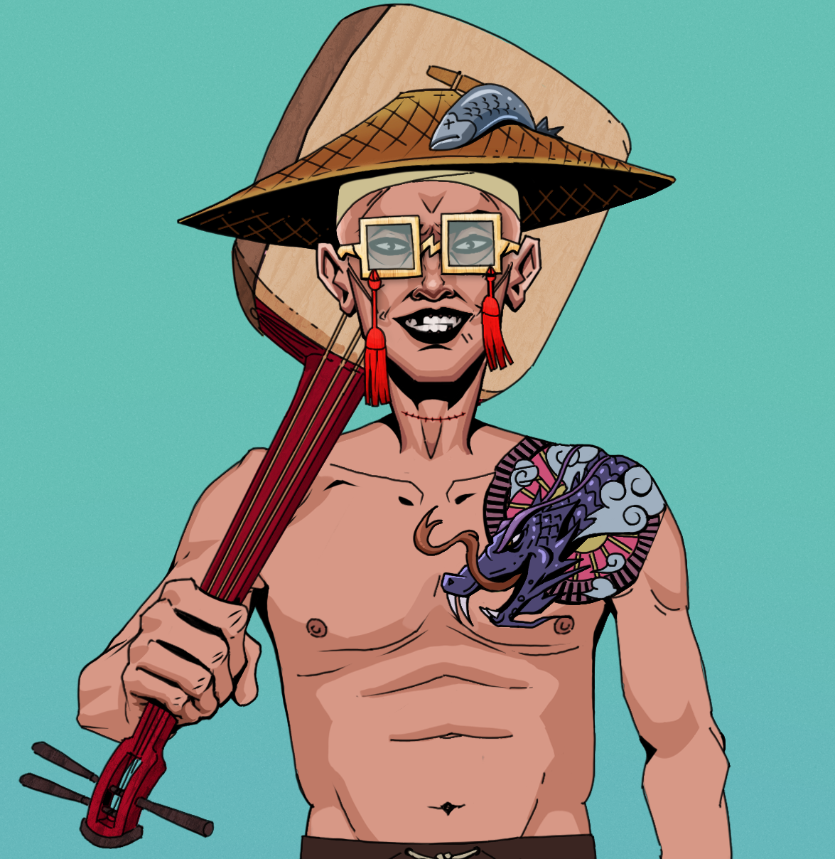 Junichiro Reborn — Degen Dojo fighter