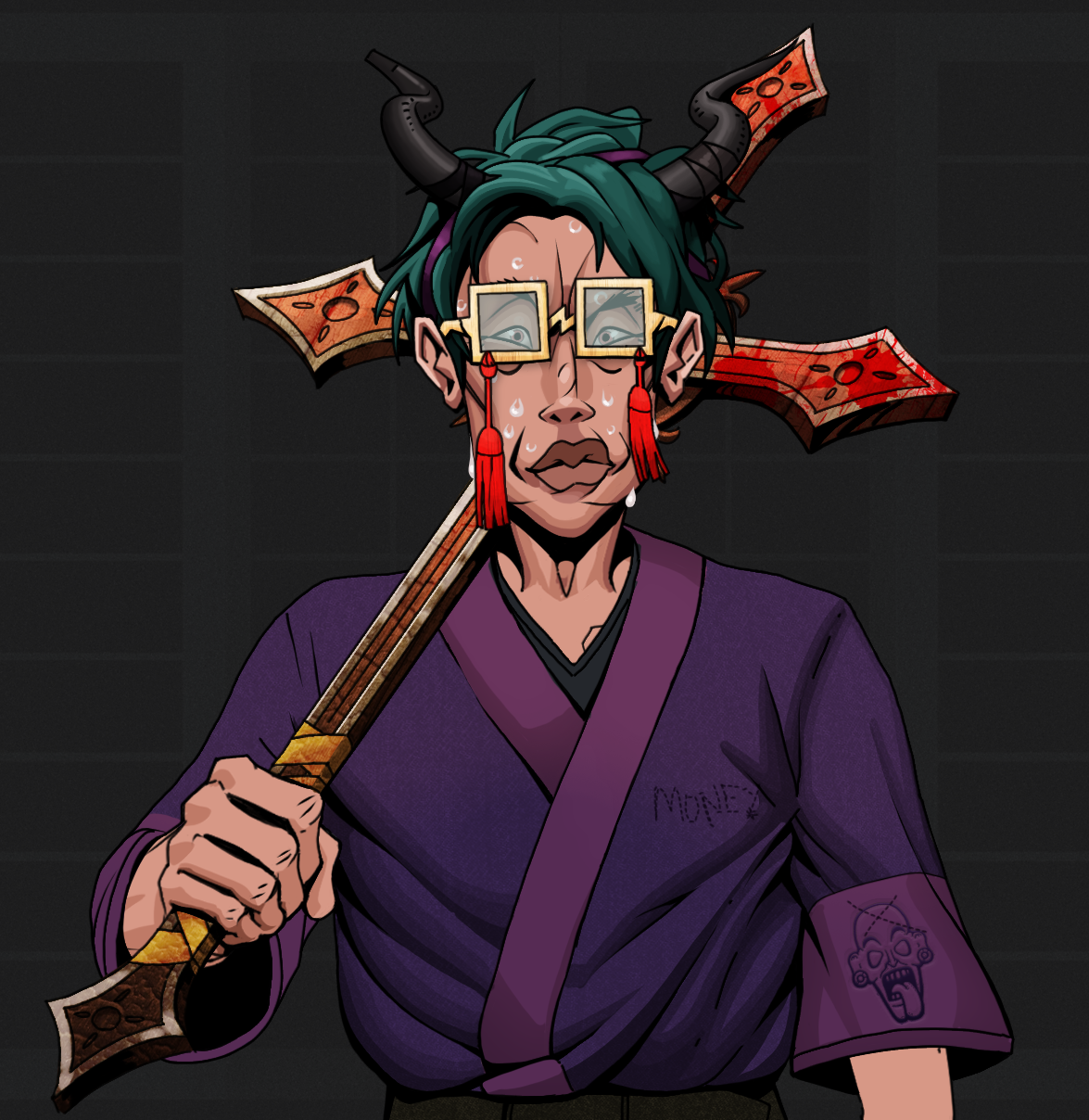 Stresshead Rin — Degen Dojo fighter