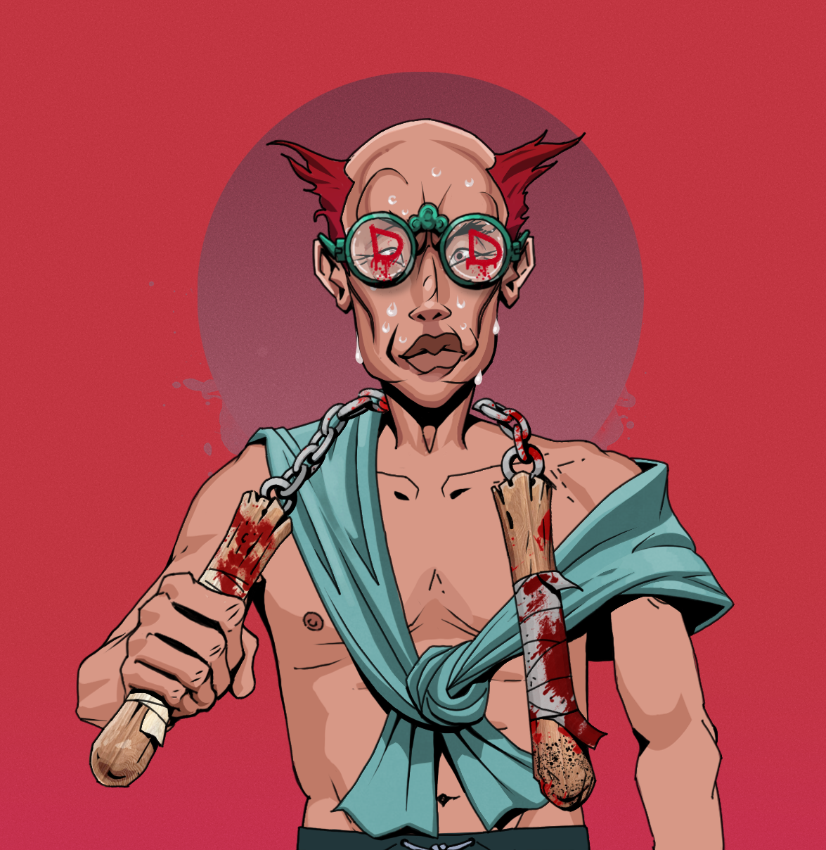 Stresshead Rin — Degen Dojo fighter