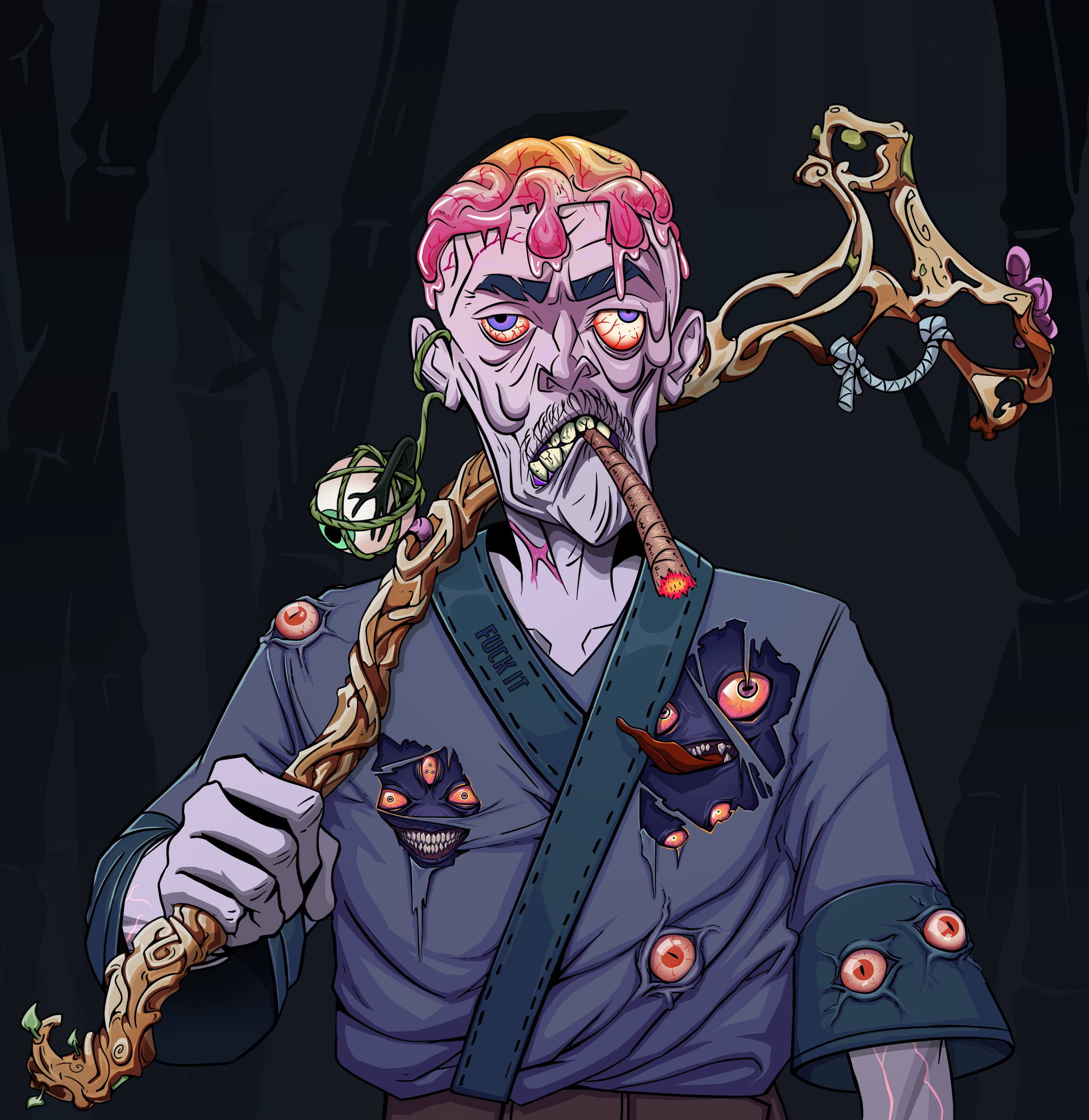 Raikou The Stoner — Degen Dojo fighter