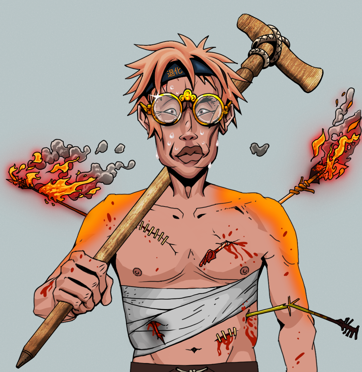 Stresshead Rin — Degen Dojo fighter