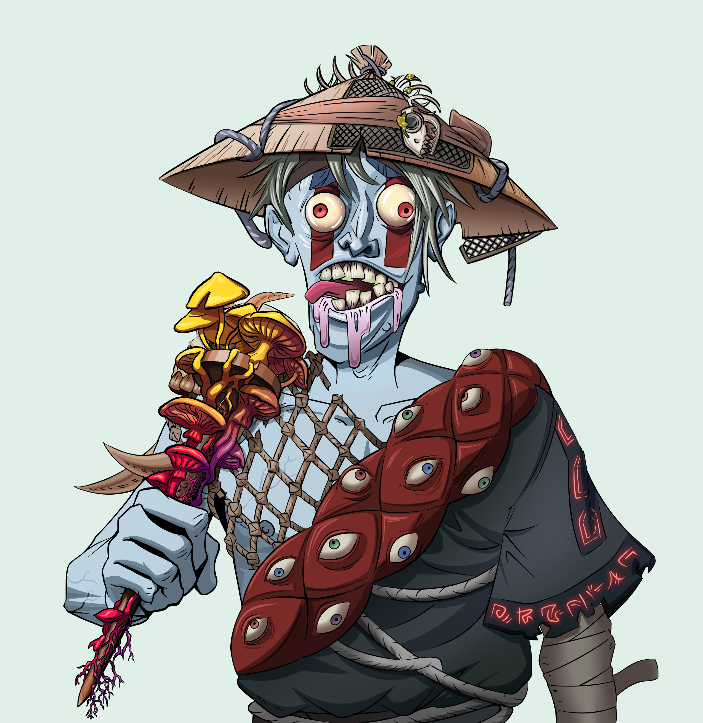 Drooling Azuma — Degen Dojo fighter