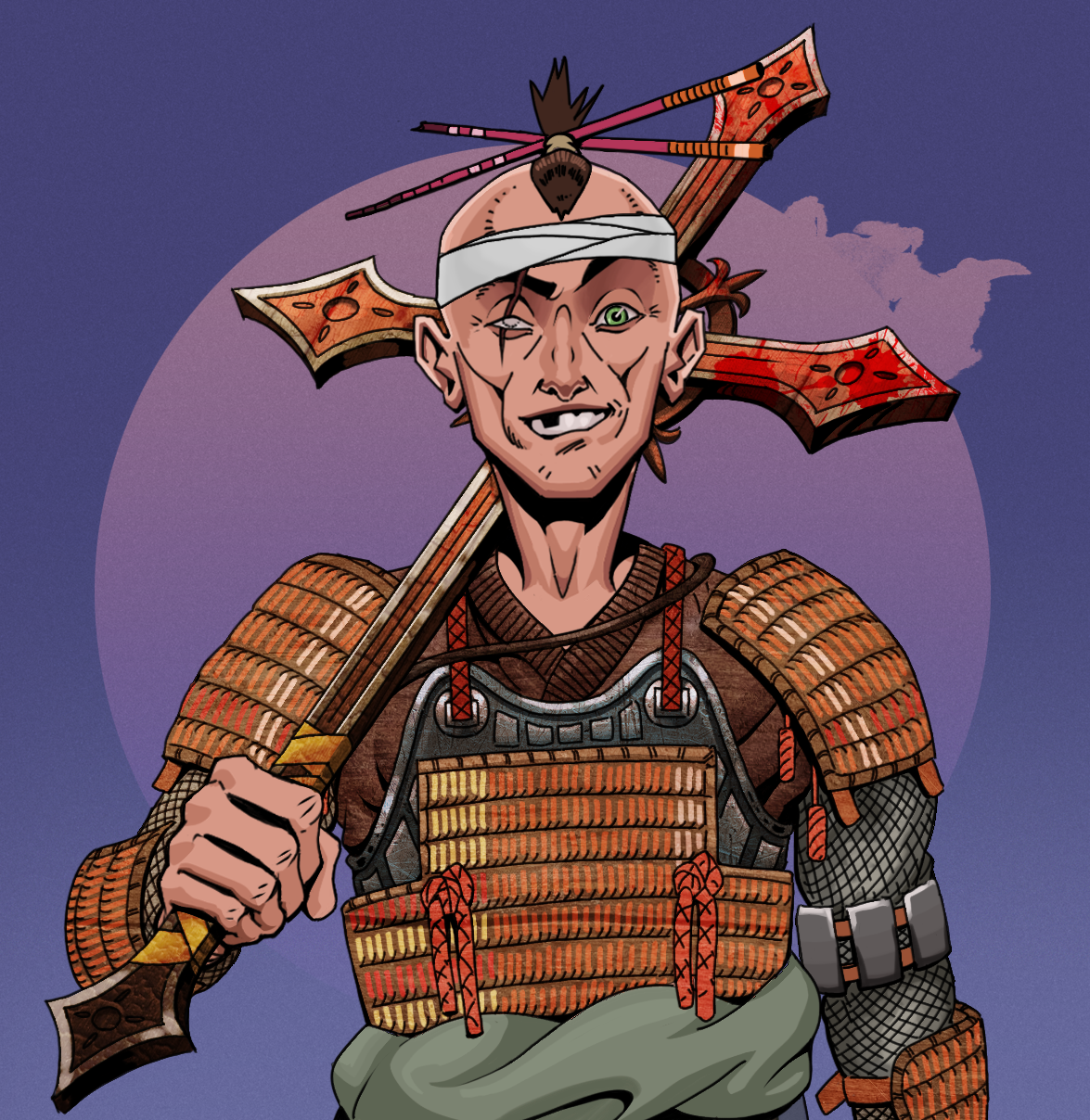 One-Eyed Itsuki — Degen Dojo fighter