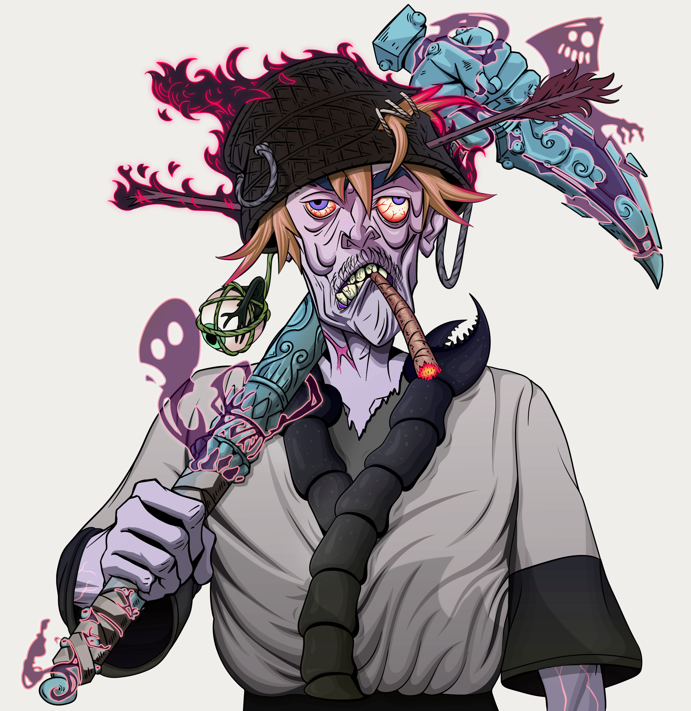 Raikou The Stoner — Degen Dojo fighter