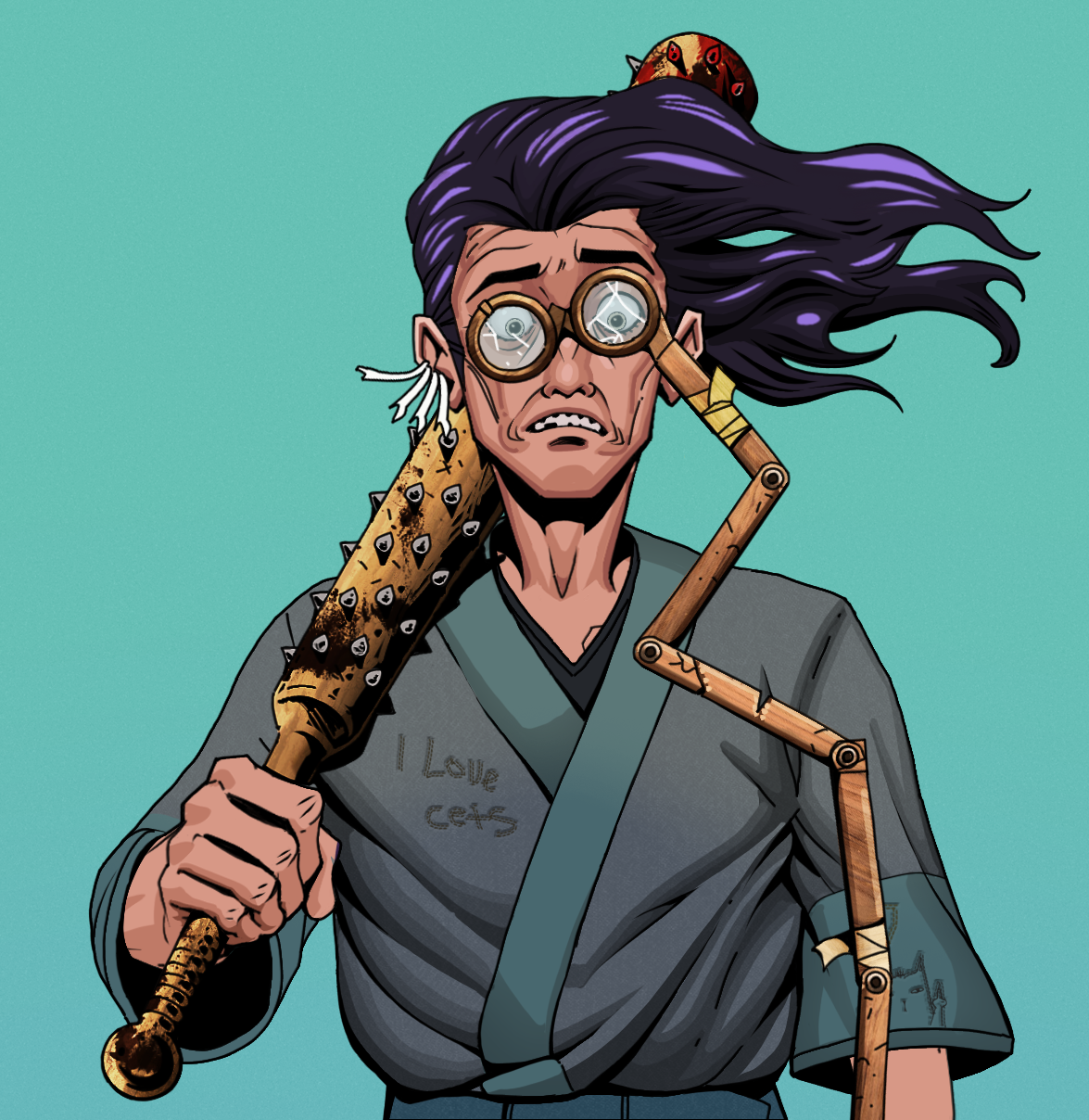 Shitless Botan — Degen Dojo fighter