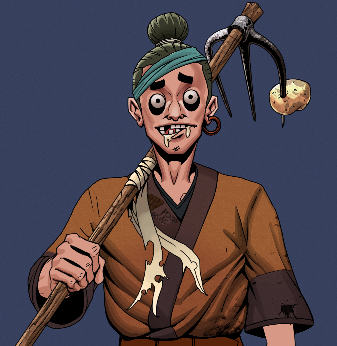 Drooling Azuma — Degen Dojo fighter