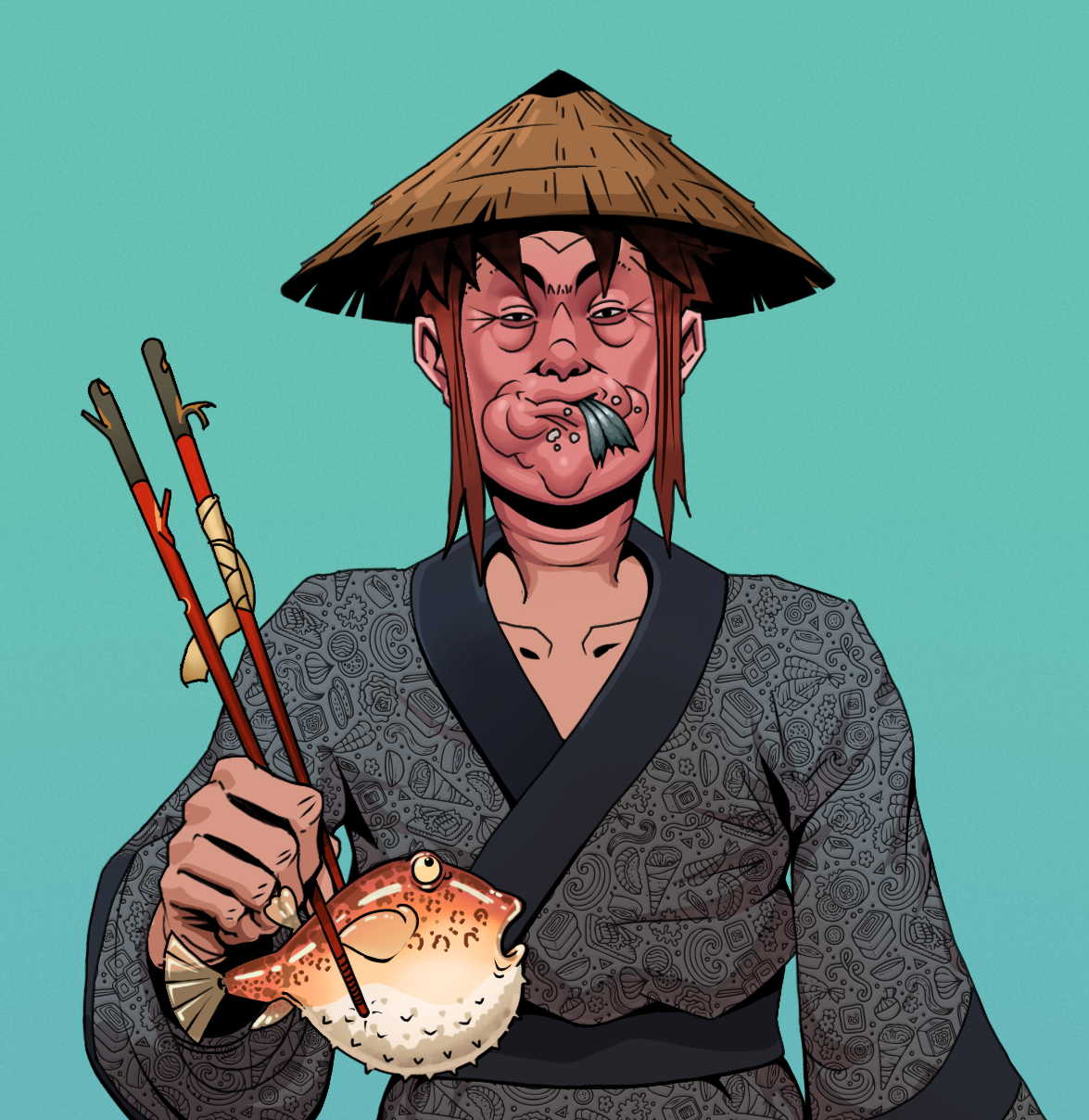 Fatty Bobsticks — Degen Dojo fighter