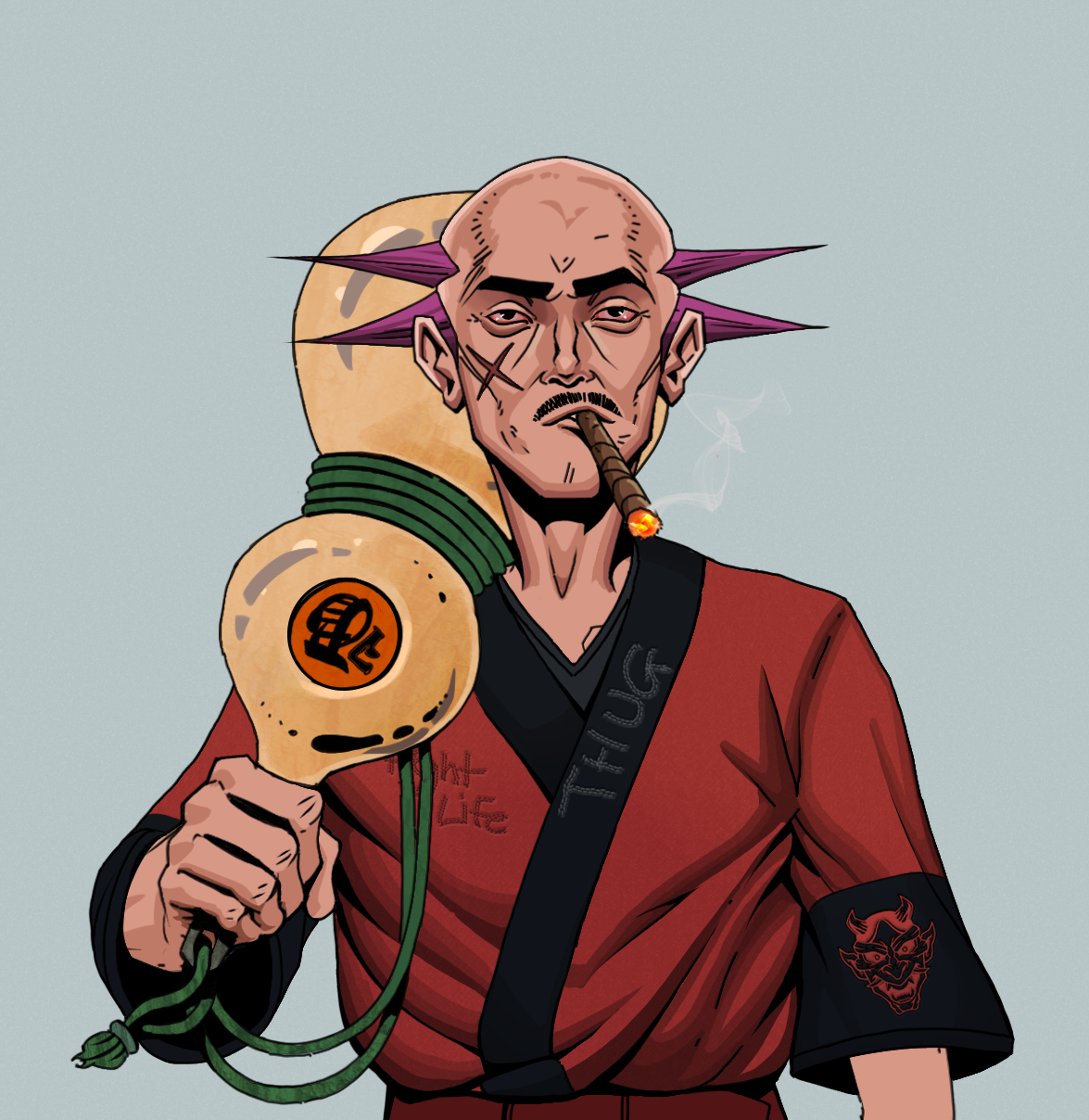 Raikou The Stoner — Degen Dojo fighter