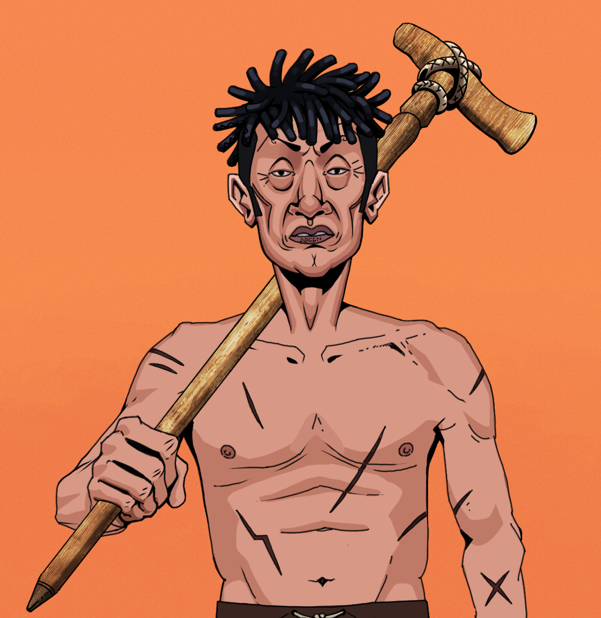Goro — Degen Dojo fighter